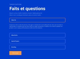 Des Questions – Modèle Réactif HTML5