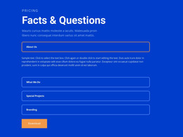 Questions - CSS Template by Nicepage