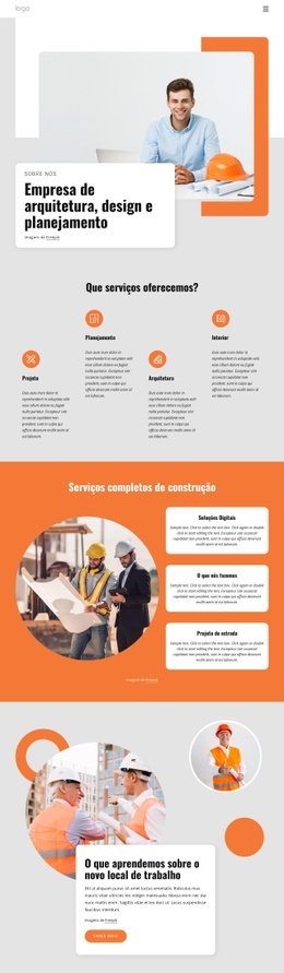 Nós Projetamos Edifícios - Construtor De Sites