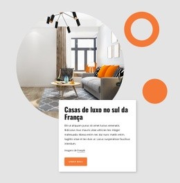 Construtor De Sites Premium Para Casas De Luxo No Sul Da França