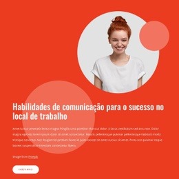 Web Design Gratuito Para Habilidades De Comunicação Para O Sucesso No Espaço De Trabalho