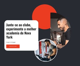 A Melhor Academia De Nova York - Modelo HTML Responsivo