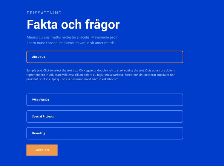 Frågor Hemsidedesign