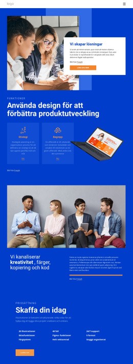 Vi Skapar Fantastiska Lösningar - Webbplatsmall