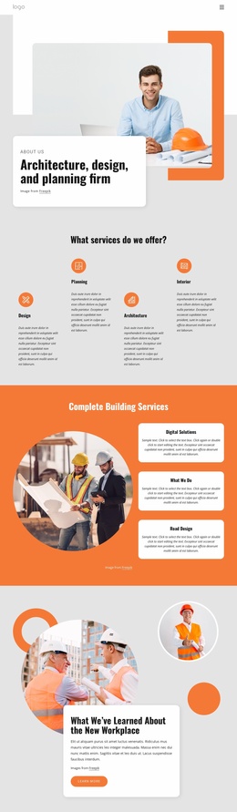 Bootstrap Theme Variations For We Design Buildings