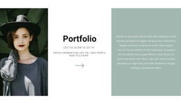 Studio Fotograf Portfolio – Kostenlose Einseitenvorlage