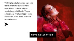 Kollektion In Roten Farben – Mockup-Design