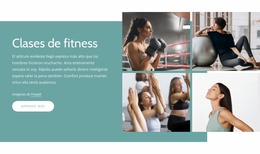 Buscando Clases De Fitness Cerca De Ti: Plantilla De Sitio Web Joomla