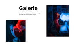 Galerie Avec Photos Au Néon - HTML File Creator