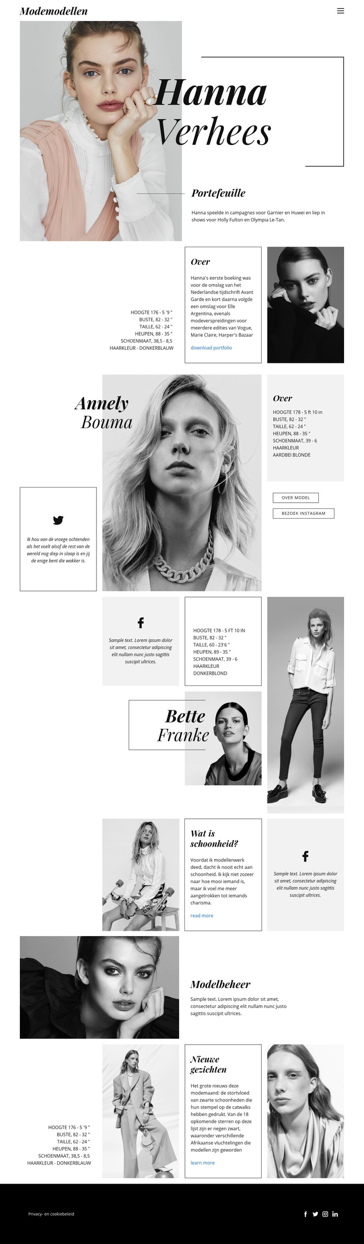 Hanna Verhees Blog CSS-sjabloon