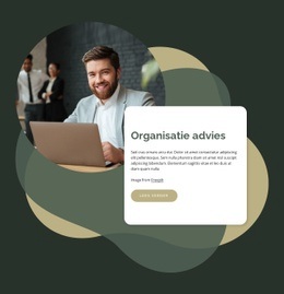 Advies Op Het Gebied Van Mensen En Organisaties - Aanpasbaar Professioneel Websitemodel