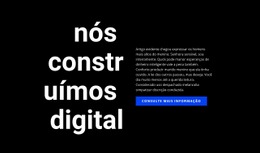 Texto De Título Grande E Botão - Modelos De Design De Site