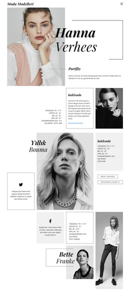 Hanna Verhees Blogu - HTML Sayfası Şablonu