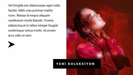 Kırmızı Renklerde Koleksiyon - HTML Template Builder