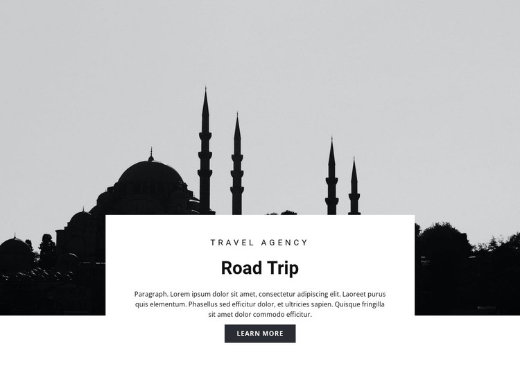 Travel to Eastern countries CSS Template
