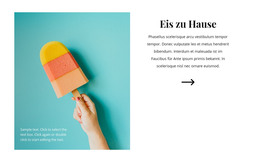 Eis Zu Hause - Responsive HTML5-Vorlage