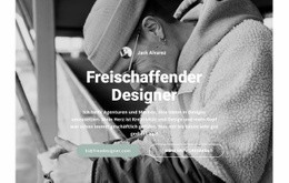 Hochrangiger Designer – Kreative Mehrzweck-HTML5-Vorlage