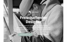 Hochrangiger Designer - Kostenlos Herunterladbares Website-Design