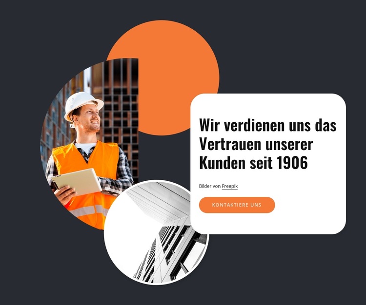 Wir existieren, um Ihr Traumprojekt in die Realität umzusetzen Website-Vorlage