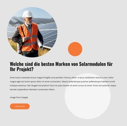 Hochwertige Solarmodule – Vielseitiges WordPress-Theme
