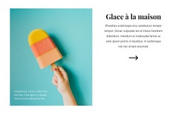 Glace À La Maison - Conception De Sites Web Gratuite