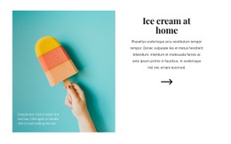 Ice Cream At Home - Ultimate Html Code