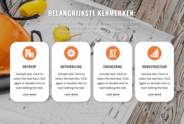 Richt Zich Op Het Beheer Van De Bouw - Moderne Websjabloon