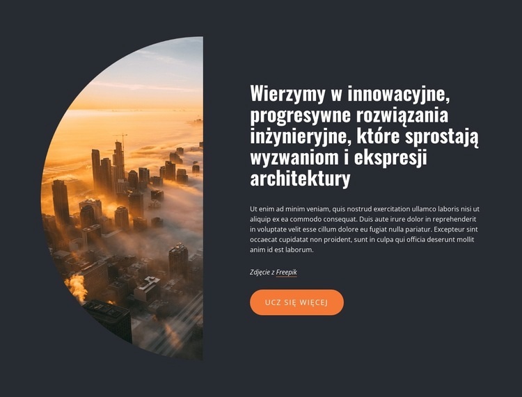 Wierzymy w innowacyjną inżynierię Szablony do tworzenia witryn internetowych