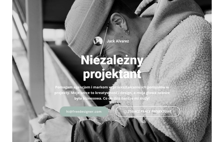 Projektant wysokiego poziomu Kreator witryn internetowych HTML