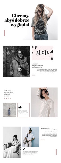 Moda i uroda Projekty witryn internetowych