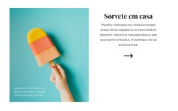 Sorvete Em Casa - Construtor De Sites Multiuso