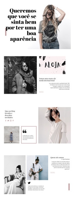 Estilo Fashion - Página Inicial De Download Gratuito