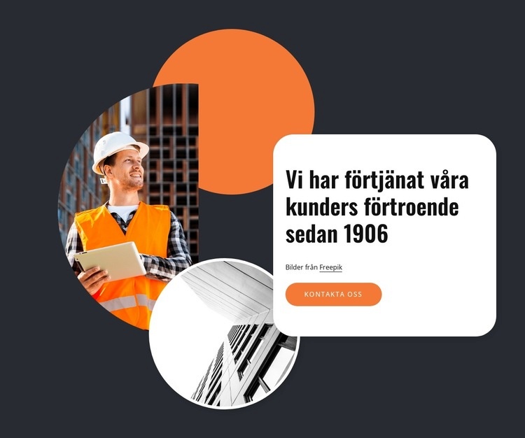 Vi finns för att förvandla ditt drömprojekt till verklighet CSS -mall