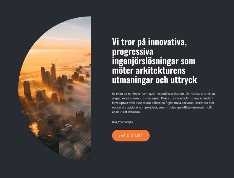 Vi tror på innovativ teknik Hemsidedesign