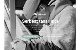 Üst Düzey Tasarımcı - HTML Web Sitesi Şablonu