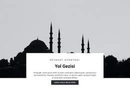 Doğu Ülkelerine Seyahat - Ücretsiz Web Sitesi Maketi