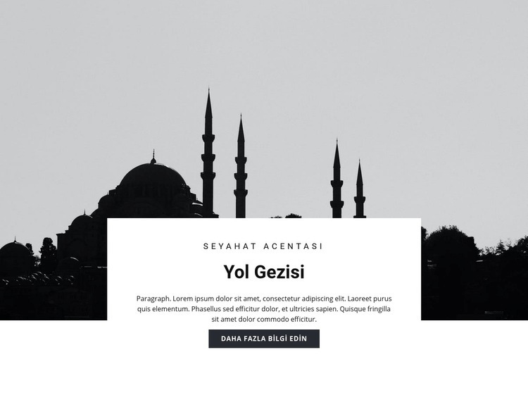 Doğu ülkelerine seyahat Web Sitesi Oluşturucu Şablonları