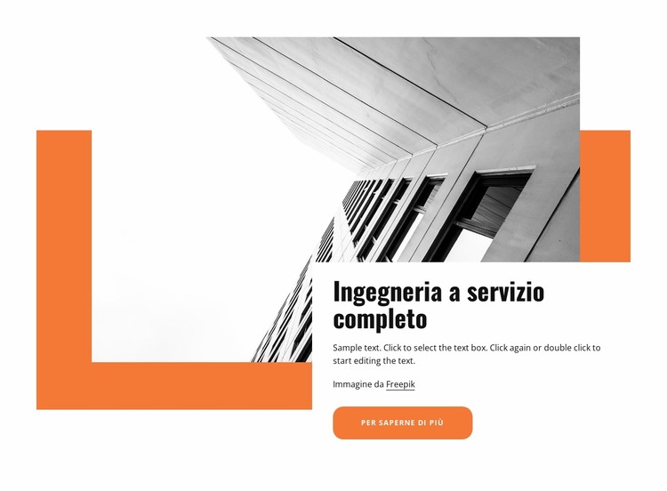 Ingegneria a servizio completo Modello Joomla