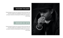 Orientações Em Web Design - Modelo De Site