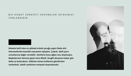 Büyüyen Iş - Tek Sayfalı Şablonu Kullanmaya Hazır