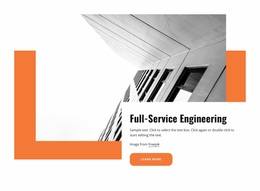 Full-Service Engineering - Responsive Website Design
