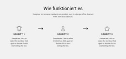 Schritt Für Schritt Arbeiten - HTML- Und CSS-Vorlage