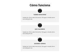 Como Va Nuestro Trabajo: Plantilla HTML5 Multipropósito