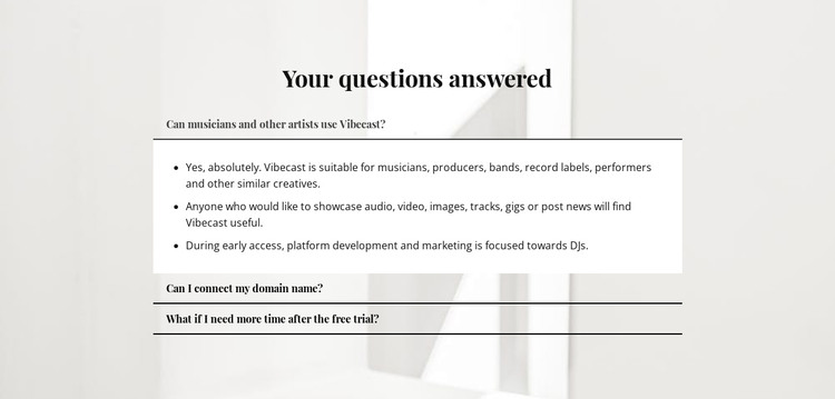 Answers to important questions - HTML Template by Nicepage