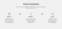 Lavora Passo Dopo Passo - Modello Professionale Di Una Pagina