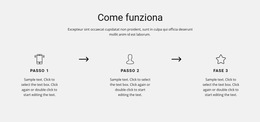 Lavora Passo Dopo Passo - Modello Di Sito Web Semplice