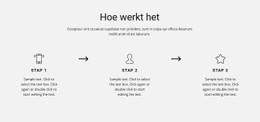 Werk Stap Voor Stap Basis CSS-Sjabloon