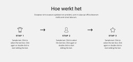 Werk Stap Voor Stap - Eenvoudig Website-Ontwerp