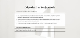 Odpowiedzi Na Ważne Pytania - Prosty Szablon HTML5