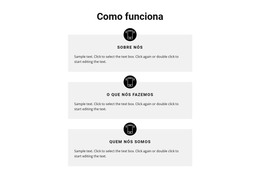 Como Vai Nosso Trabalho - Modelo De Página HTML
